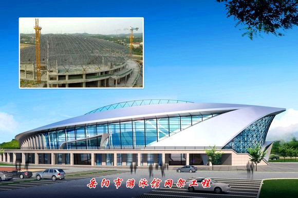 河南游泳池网架